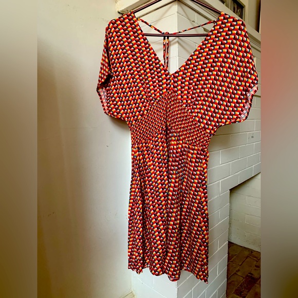 Red fit and flare dress - Picture 1 of 4